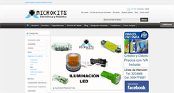 Desktop Screenshot of microkitselectronica.com